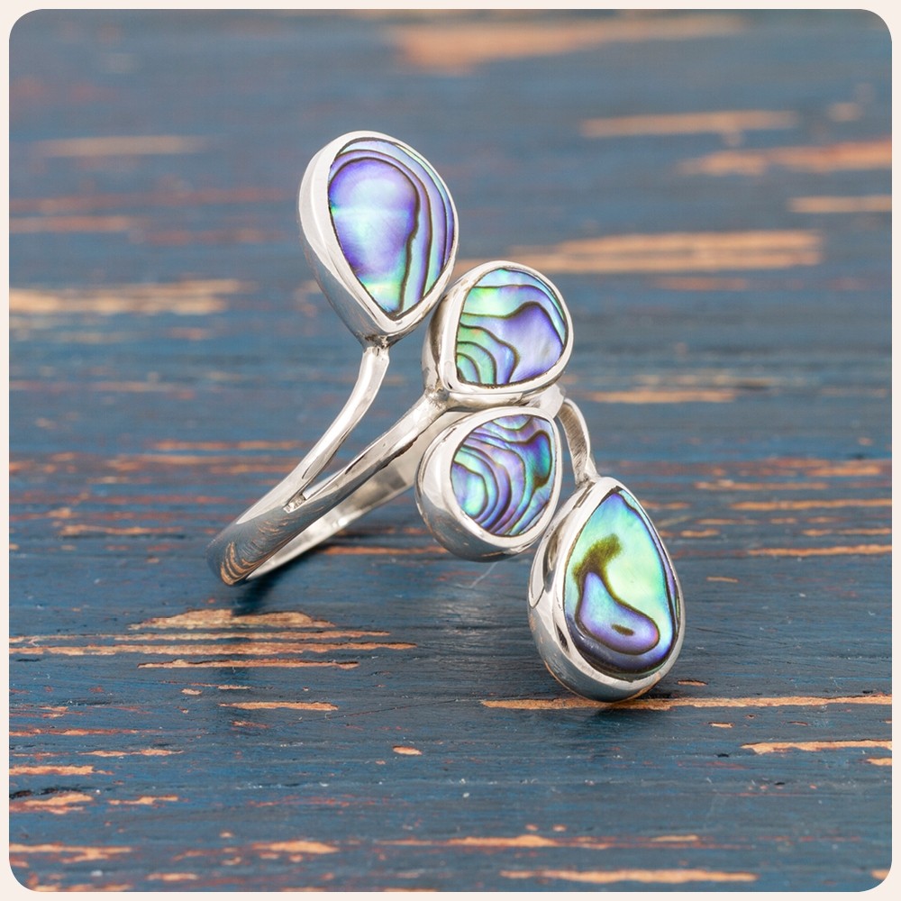 Abalone Silver Ring