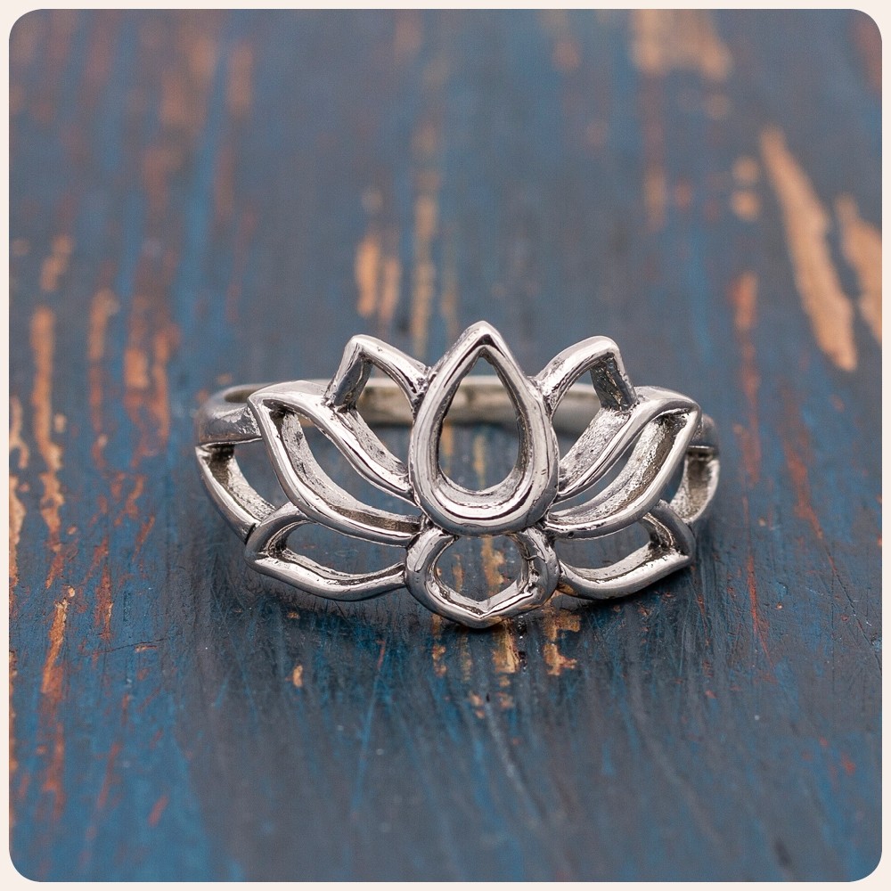 Lotus Silver Ring 