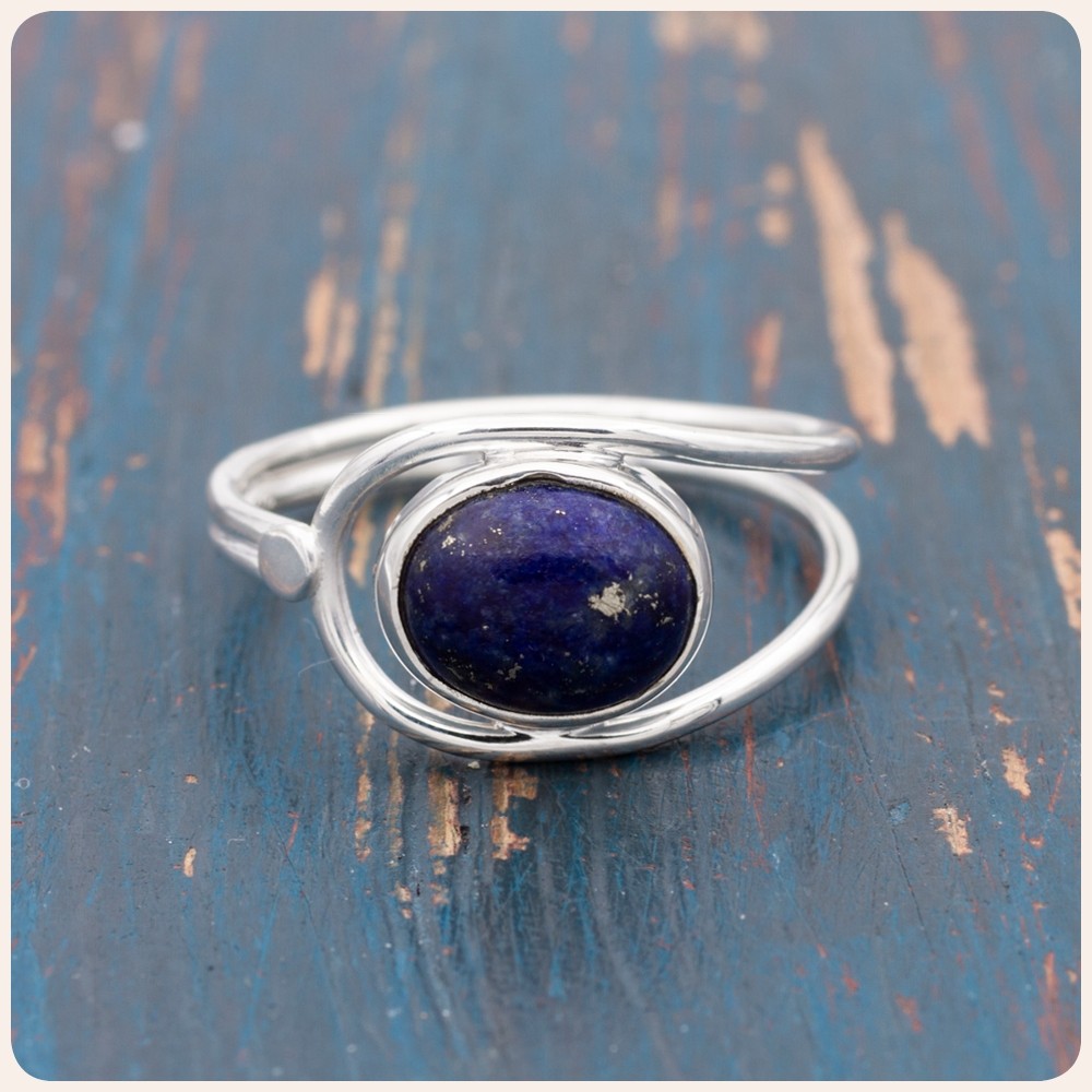 Lapis Lazuli Silver Ring