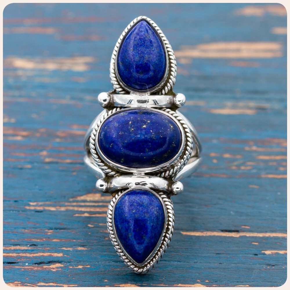 Lapis Lazuli Silver Ring