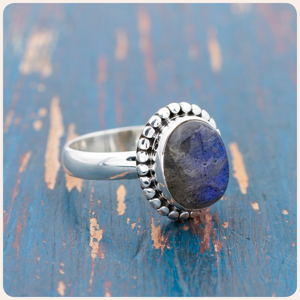 Labradorite Silver Ring 
