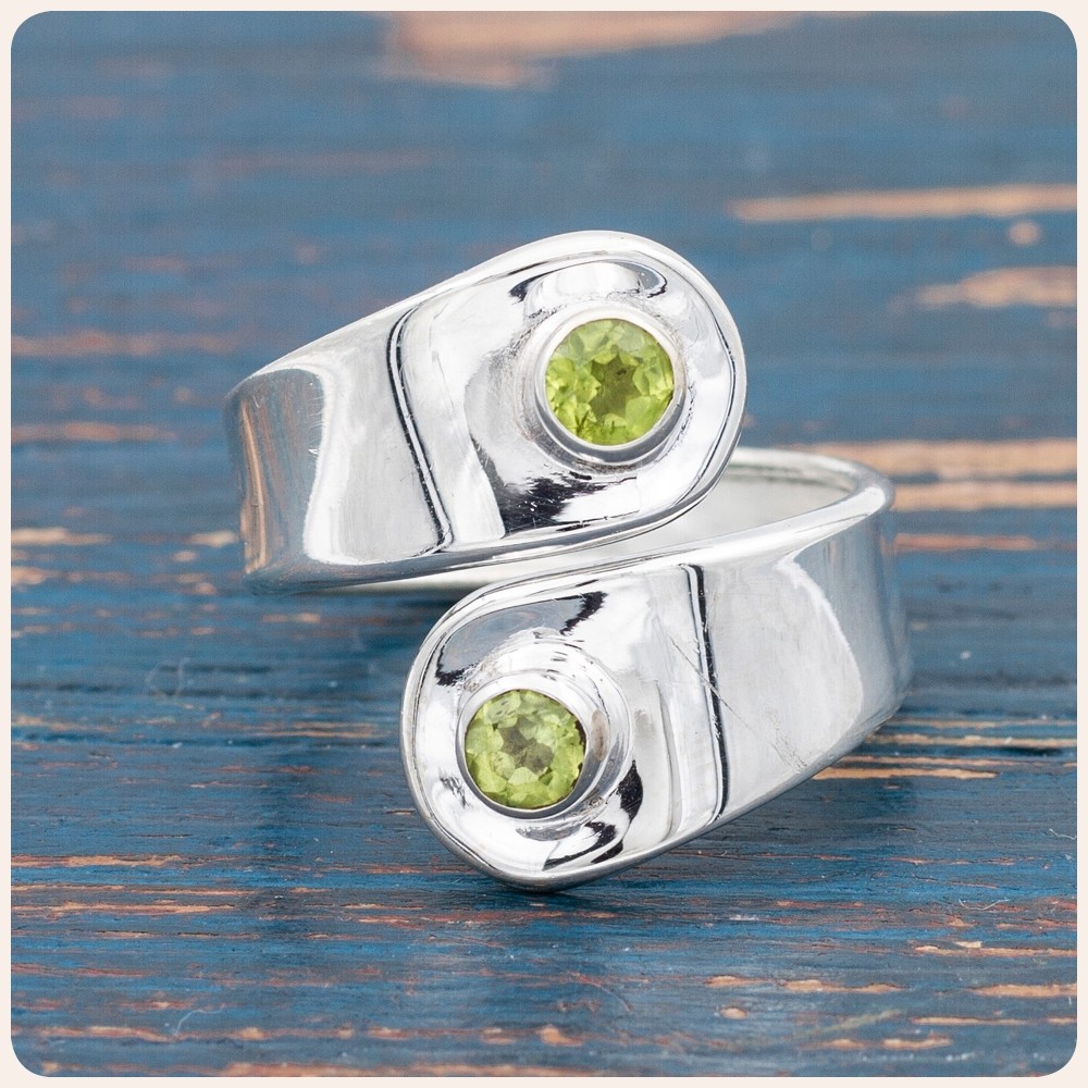 Peridot Silver Ring