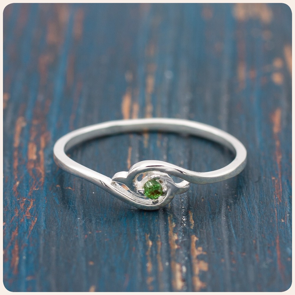 Peridot Silver Ring