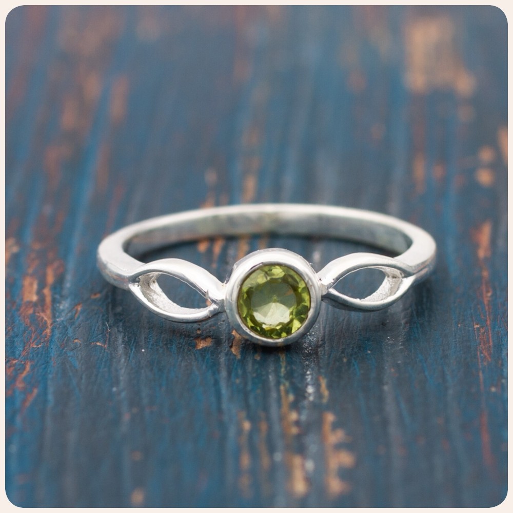 Peridot Silver Ring