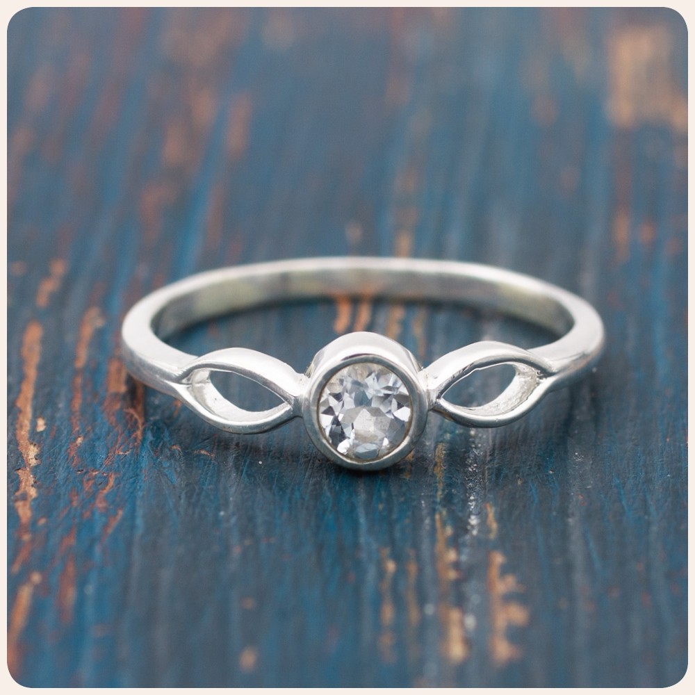 Topaz Silver Ring