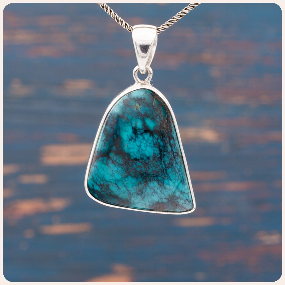 Turquoise Silver Pendant