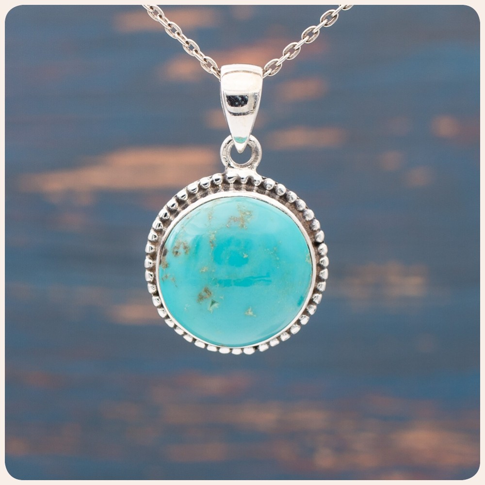 Turquoise Silver Pendant