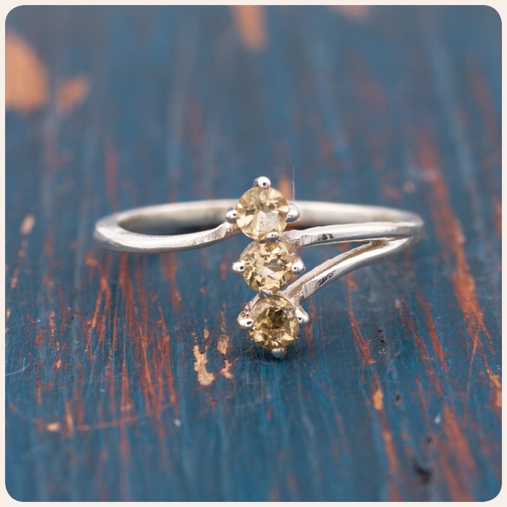 Citrine Silver Ring