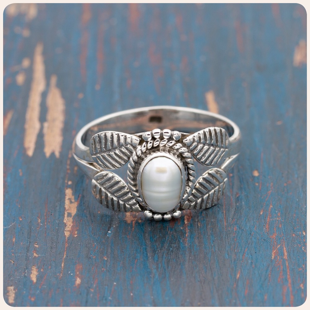 Pearl Silver Ring