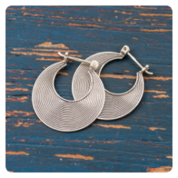 Hoop Silver Earrings - Small