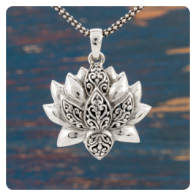 Lotus Silver Pendant
