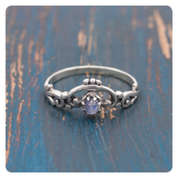 Moonstone Silver Ring
