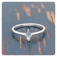 Blue Topaz Silver Ring