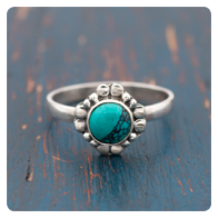 Turquoise Silver Ring