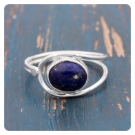 Lapis Lazuli Silver Ring