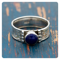 Lapis Lazuli Silver Ring