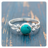 Turquoise Silver Ring