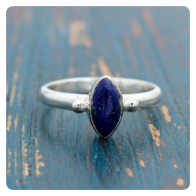 Lapis Lazuli Silver Ring 