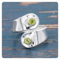 Peridot Silver Ring