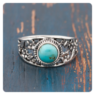 Turquoise Silver Ring