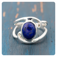 Lapis Lazuli Silver Ring