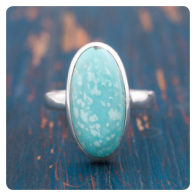 Turquoise Silver Ring 