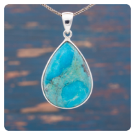 Turquoise Silver Pendant