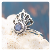 Labradorite Silver Ring
