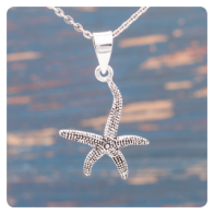 Starfish Silver Necklace
