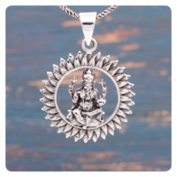 Ganesha Silver Pendant