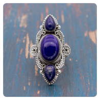 Lapis Lazuli Silver Ring
