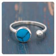 Turquoise Silver Ring