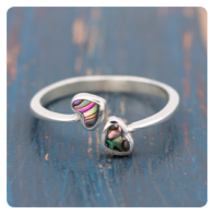 Abalone Silver RIng