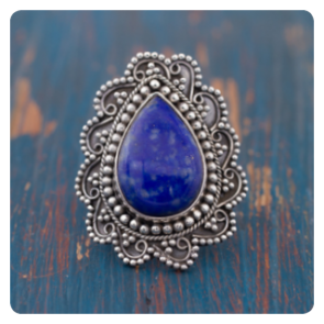 Lapis Lazuli Silver Ring