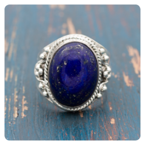 Lapis Lazuli Silver Ring