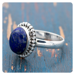 Lapis Lazuli Silver Ring