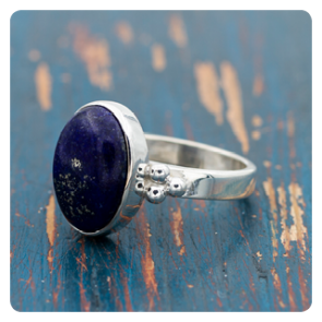 Lapis Lazuli Silver Ring