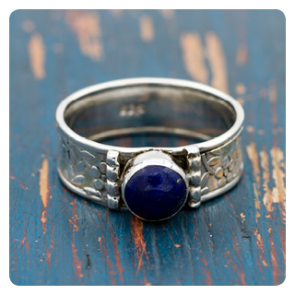 Lapis Lazuli Silver Ring