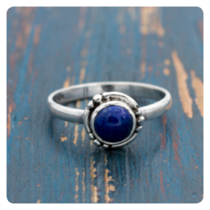 Lapis Lazuli Silver Ring