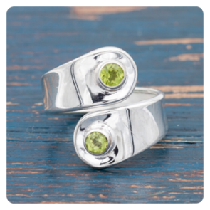 Peridot Silver Ring