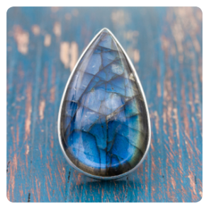 Labradorite Silver Ring