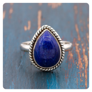 Lapis Lazuli Silver Ring