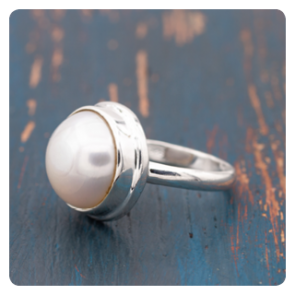 Pearl Silver Ring