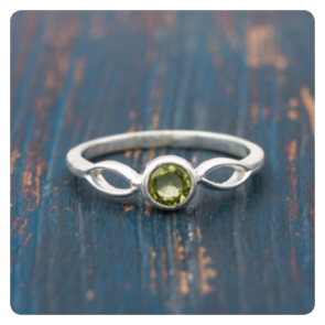 Peridot Silver Ring