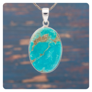 Turquoise Silver Pendant
