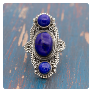 Lapis Lazuli Silver Ring