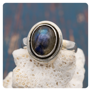 Labradorite Silver Ring 